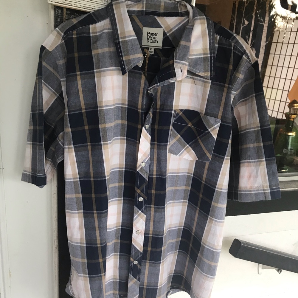 PAPER DENIM &CLOTH new with tags men’s shirt XL